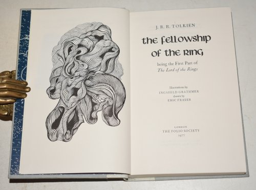 The Lord of the Rings. Three volumes. The Fellowship of the Ring, The Return of the King, The Two Towers.