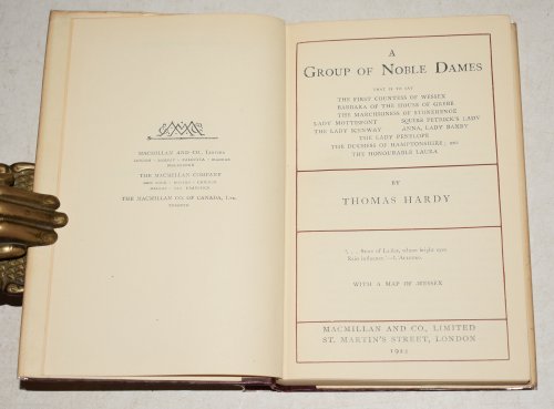 A Group of Noble Dames. The Wessex Novels With a map of Wessex. Pocket edition.
