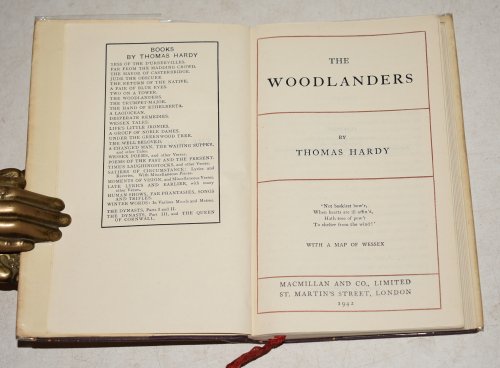The Woodlanders With a Map of Wessex. Macmillan’s Pocket Library. The Wessex Novels Volume VIII.