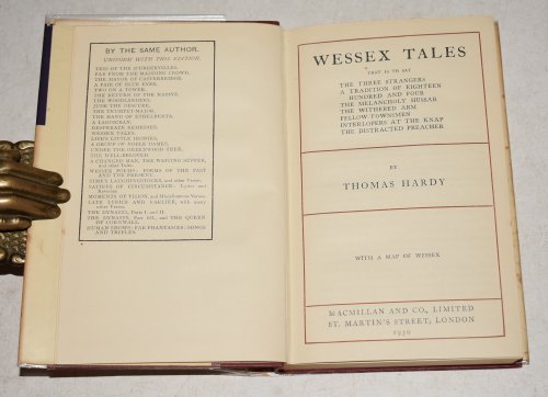 Wessex Tales. That Is To Say. An Imaginative Woman. The Three Strangers. The Withered Arm. Fellow Townsmen. Interlopers at the Knap; AND The Distracted Preacher. POCKET EDITION