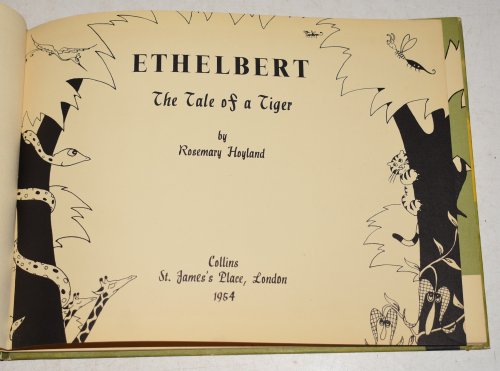 Ethelbert, The Tale of A Tiger.