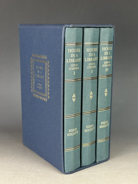 Hours in a Library. Introduction by Jonathan Steinberg. In Three Volumes.