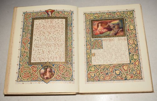 Rubaiyat of Omar Khayyam. Transl.into English Verse by EDWARD FITZGERALD. With an introduction by A.C.BENSON. Reproduced from a Manuscript. Written and illuminated by F. SANGORSKI & G.SUTCLIFFE.
