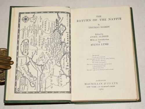The Return of the Native Edited by Cyril Aldred. With an Introduction by Sylvia Lynd. The Scholar’s Library