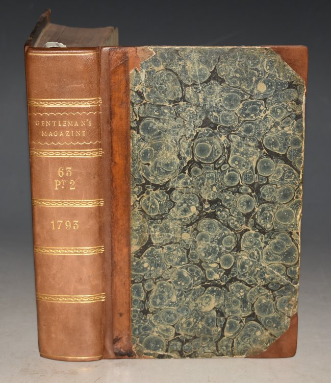 The Gentleman's Magazine and Historical Chronicle. Vol.63 Part the Second, for the Year 1793. Volume LXIII (63) Part 2. July to Dec 1793
