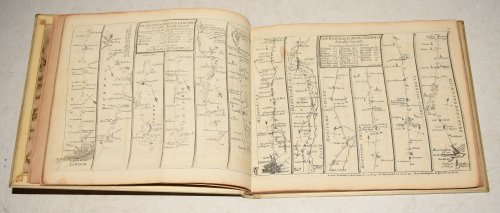 The Roads through England delineated or Ogilby's Survey Revised, Improved and Reduced to a Size Portable for the Pocket. Being an Actual Survey of all the Principal Road of England and Wales.