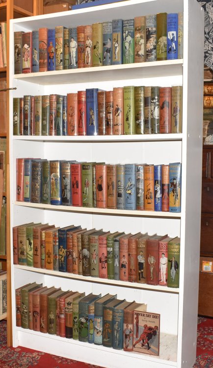 STUNNING Collection of SPORT Decorated Pictorial Bindings 96 Volumes in Total. Sports include, Golf, Cricket, Tennis, Football, Running, Archery, Horse Racing, Swimming, Juggling, Magic, Cycling, Rugby, Rowing, Also including Ladies Golf, Cricket, Tennis.