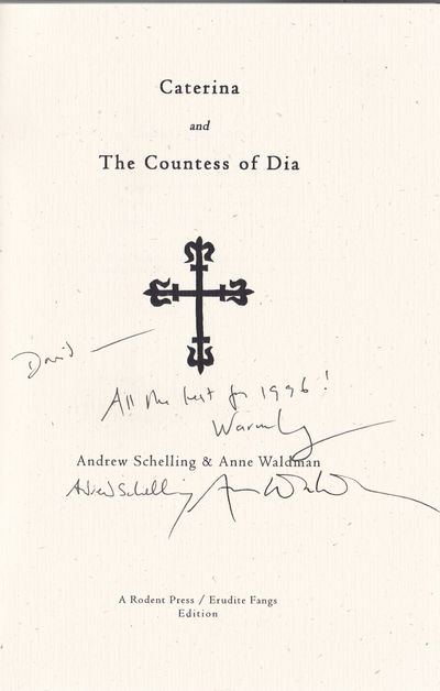 CATERINA and THE COUNTESS OF DIA.