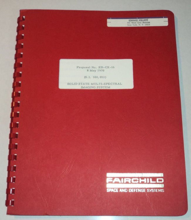 SOLID STATE MULTI-SPECTRAL IMAGING SYSTEM. Proposal No. ED-CX-16 / 8 May 1970 / (S.I. 300, 051).