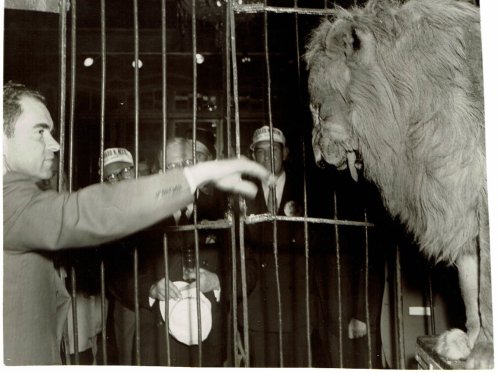 8 ORIGINAL PHOTOGRAPHS of AMERICAN PRESIDENTS, VICE PRESIDENTS & PRESIDENTIAL CANDIDATES, mostly pictured attending CIRCUS SAINTS AND SINNERS CLUB Events.