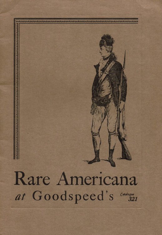 RARE AMERICANA. Catalog 321.
