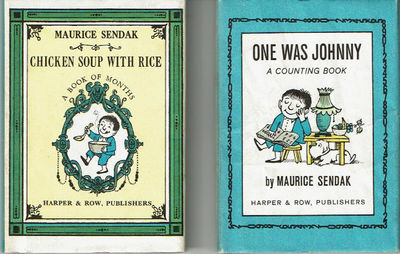 NUTSHELL LIBRARY: PIERRE: A Cautionary Tale in Five Chapters and a Prologue; CHICKEN SOUP WITH RICE: A Book of Months; ALLIGATORS ALL AROUND: An Alphabet; ONE WAS JOHNNY: A Counting Book. (4 volumes).