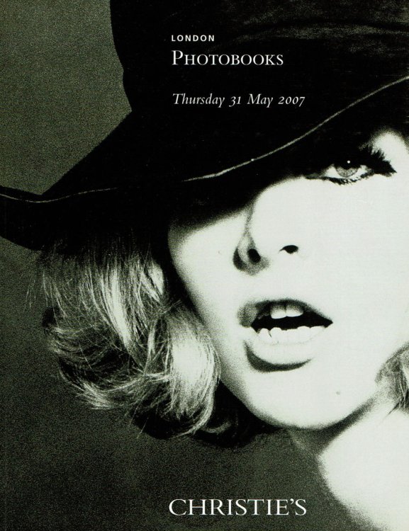 PHOTOBOOKS. Auction Thursday 31 May 2007.