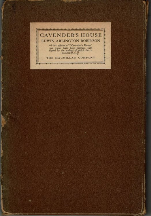 CAVENDER'S HOUSE.
