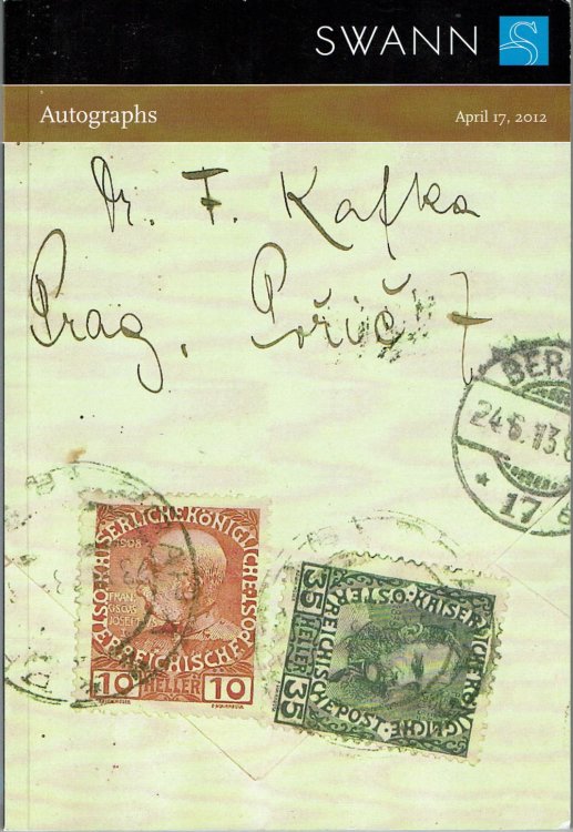 AUTOGRAPHS, Including Items from the Allyn Kellogg Ford Collection, Property of Minnesota Historical Society: Americana, Civil War, General, Presidents, Musicians, Writers, Artists. Public Auction Sale 2276, Part II. Tuesday, April 17, 2012.
