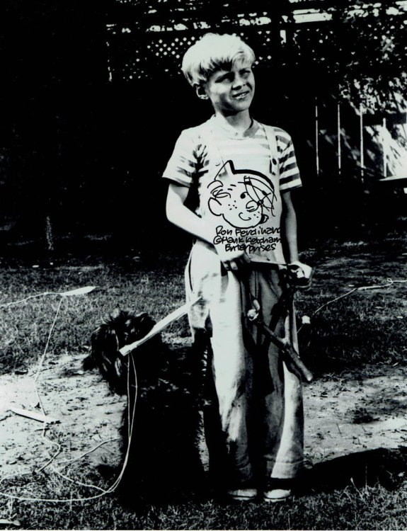 GLOSSY BLACK-AND-WHITE PHOTOGRAPH OF JAY NORTH'S 