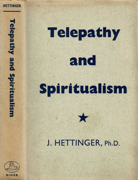TELEPATHY AND SPIRITUALISM.
