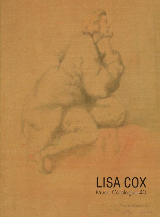 LISA COX MUSIC. Catalogue 40.