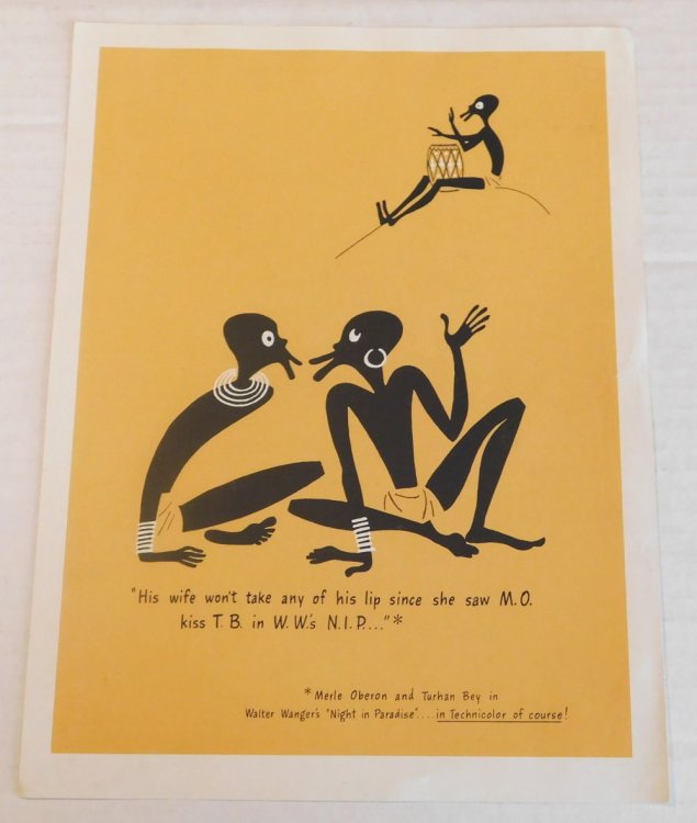 PROMOTIONAL BROADSIDE FOR 