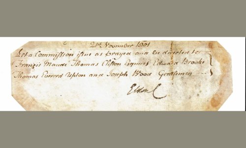 HOLOGRAPH DOCUMENT: A Bankruptcy Document SIGNED by JOHN SCOTT, 1ST EARL OF ELDON, the LORD HIGH CHANCELLOR OF GREAT BRITAIN.