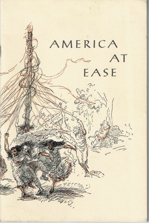 AMERICA AT EASE: Some Glimpses of Our Sporting Blood at Play in the Pursuit of Happiness. Edited with and Introduction by Earl Schenck Miers, with drawings by Nicholas Solovioff.