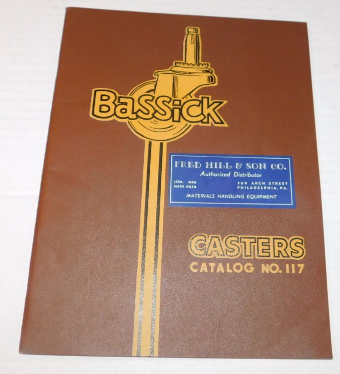 BASSICK CASTERS. Catalog No. 117.