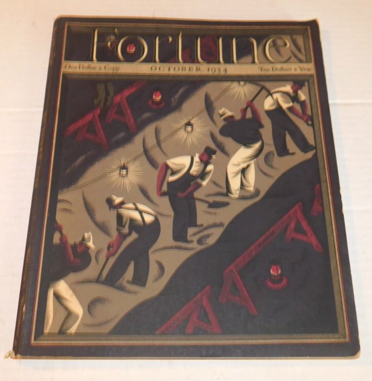 FORTUNE. October 1934. Volume X, Number 4. [Magazine].