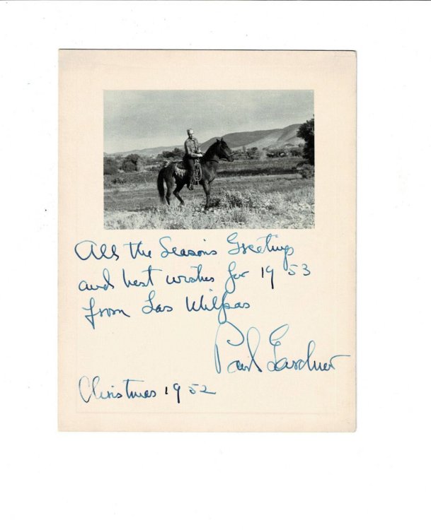 Image for PHOTOGRAVURE CHRISTMAS GREETING CARD, INSCRIBED & SIGNED by the artist and ballet master PAUL GARDNER. PHOTOGRAVURE CHRISTMAS GREETING CARD, INSCRIBED & SIGNED by the artist and ballet master PAUL GARDNER.