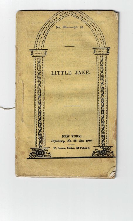 LITTLE JANE, THE YOUNG COTTAGER.