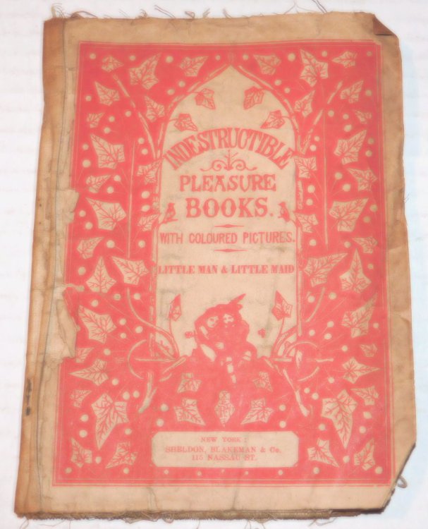THE COURTSHIP AND WEDDING OF THE LITTLE MAN AND THE LITTLE MAID. (Indestructible Pleasure Books. With Colored Pictures).