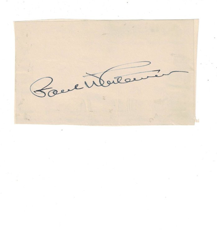 Image for AUTOGRAPH of AMERICAN BANDLEADER PAUL WHITEMAN, the KING OF JAZZ. AUTOGRAPH of AMERICAN BANDLEADER PAUL WHITEMAN, the KING OF JAZZ.