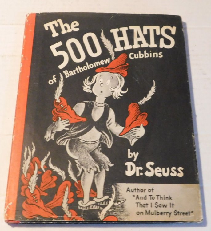 Image for THE 500 HATS OF BARTHOLOMEW CUBBINS by DR. SEUSS. THE 500 HATS OF BARTHOLOMEW CUBBINS by DR. SEUSS.