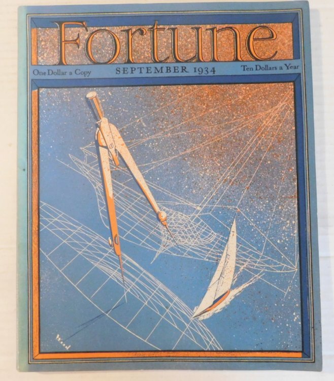 FORTUNE. September 1934. Volume X, Number 3. [Magazine].