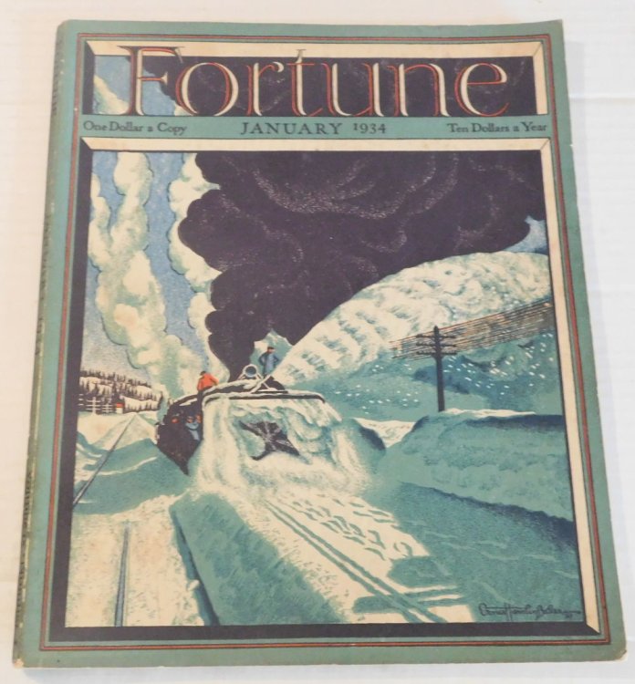 FORTUNE. January 1934. Volume IX, Number 1. [Magazine].