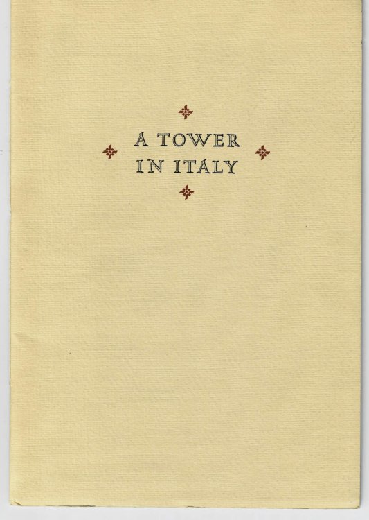Image for A TOWER IN ITALY. A TOWER IN ITALY.