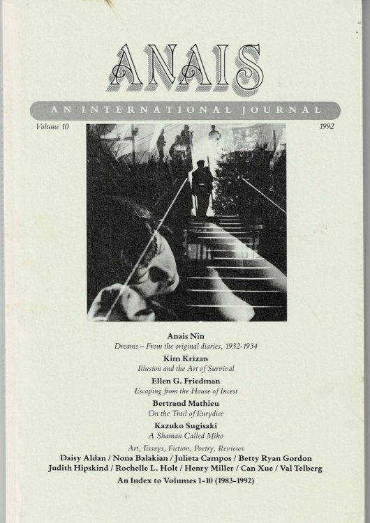 ANAIS: An International Journal. Volume 10, 1992.