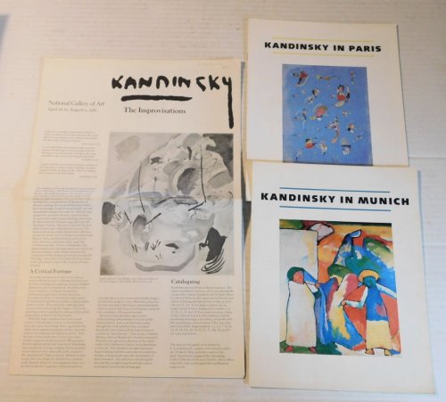 KANDINSKY: 3 Original Exhibition BROCHURES. 