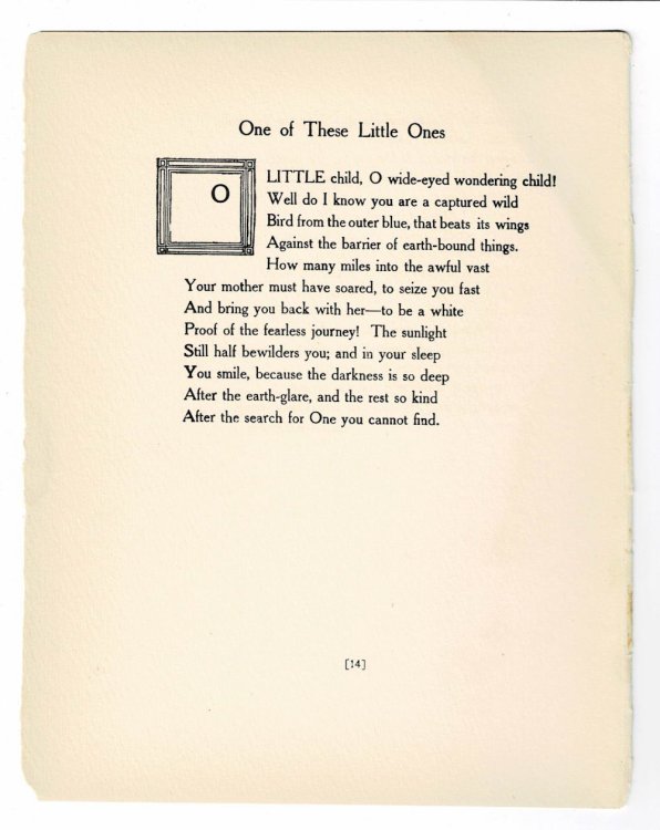 POEM SIGNED BY ELSA BARKER, 