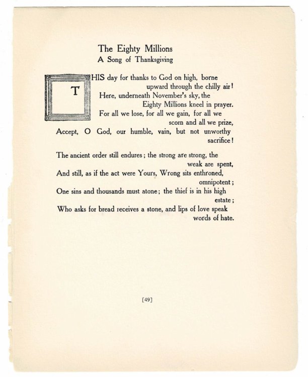 POEM SIGNED BY REGINALD WRIGHT KAUFFMAN, 