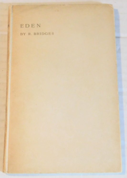 EDEN: An Oratorio. Set to Music by C. V. Stanford. [From the library of Mrs. Humphry Ward.]