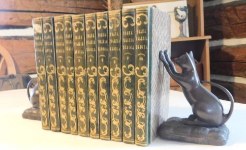 SISTEMA COMPIUTO DI POLIZIA MEDICA DEL SIGNOR G. P. FRANK traduzione dal tedesco. PRIMA EDIZIONE NAPOLITANA Conforme alla Seconda Milanese. Ed Arricchita di Moltissime Note Compilate per Cura Degli Editori. [Together with]: POLIZIA DEGLI SPEDALI Scritta Dal Dottor Giovanni Pozzi. (9 volumes & 2 supp