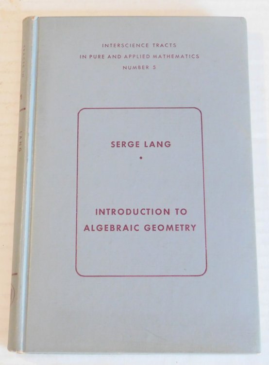 INTRODUCTION TO ALGEBRAIC GEOMETRY.