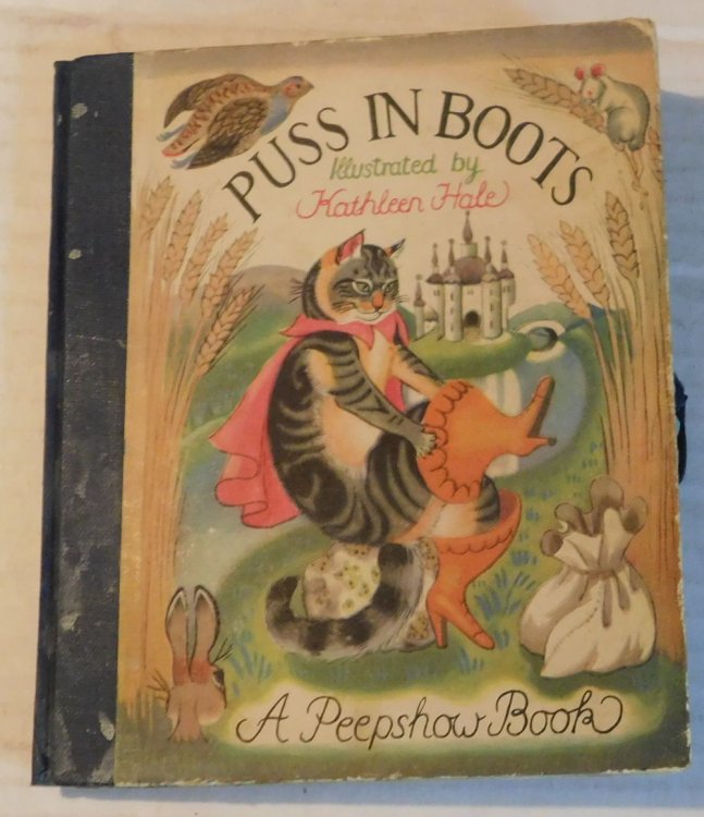 PUSS IN BOOTS Illustrated by Kathleen Hale. [Carousel Folding Peepshow Book].