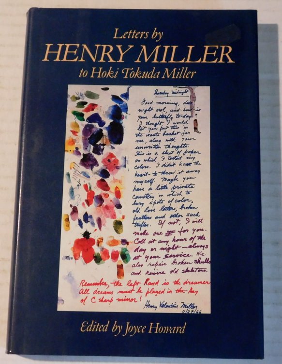 LETTERS FROM HENRY MILLER TO HOKI TOKUDA MILLER. Edited by Joyce Howard.