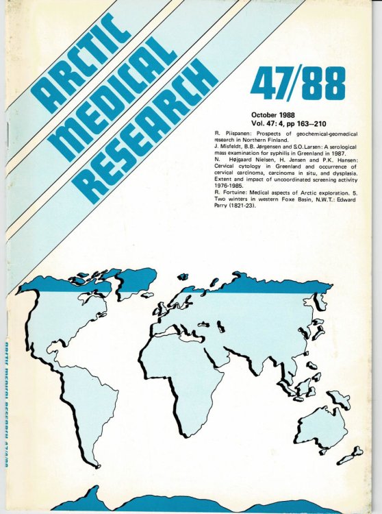 ARCTIC MEDICAL RESEARCH. Vol. 47, No. 4, October 1988.