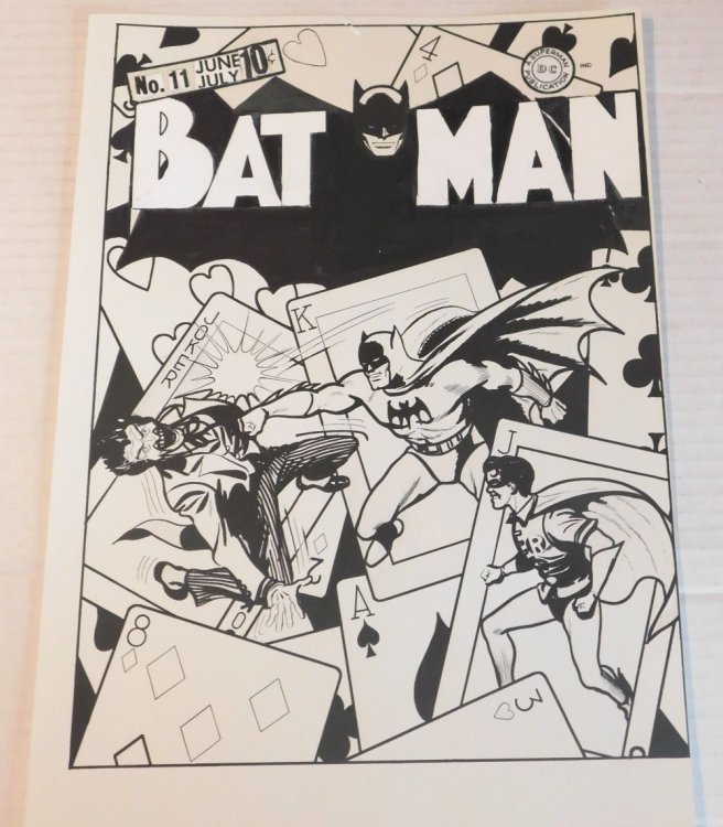 LARGE PARTIALLY PRINTED REPRODUCTION OF THE COVER ART for 