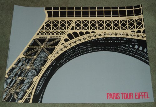 PARIS - TOUR EIFFEL. ORIGINAL LITHOGRAPHIC POSTER BY ALBERTO BALI.