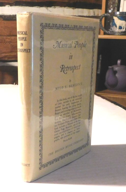 MUSICAL PEOPLE IN RETROSPECT. [Inscribed Presentation Copy.]