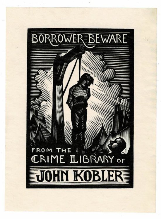 DRAMATIC BOOKPLATE 