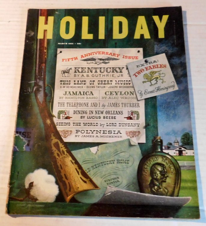 HOLIDAY: Fifth Anniversary Issue. Vol. 9, No. 3. March, 1951.